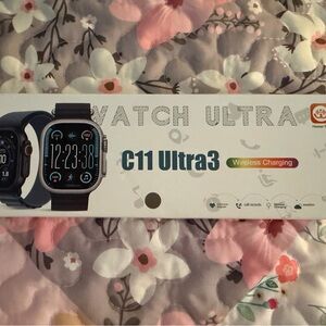 C11 Ultra3 Smartwatch - Gray Band